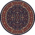 Concord Global 5 ft. 3 in. Jewel Kashan - Navy Round 40640